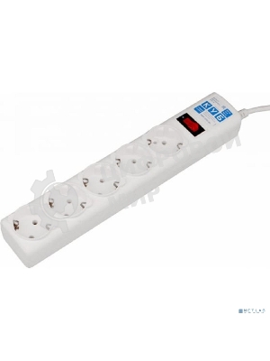 Сетевой фильтр Powercube SPG-B-6-WHITE 1.9 м, 5 розеток, белый, коробка