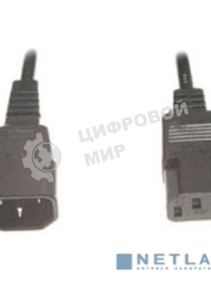 Кабель питания сист.блок-монитор Gembird 4.5-5.0м, черный, с зазем., пакет