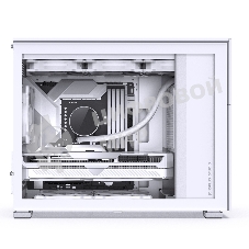 Корпус без блока питания Case JONSBO D31 MESH, Mini-Tower, TG, no fan, 1xUSB-A 3.2 + 1xUSB-C 3.2, mATX, mDTX, mITX White