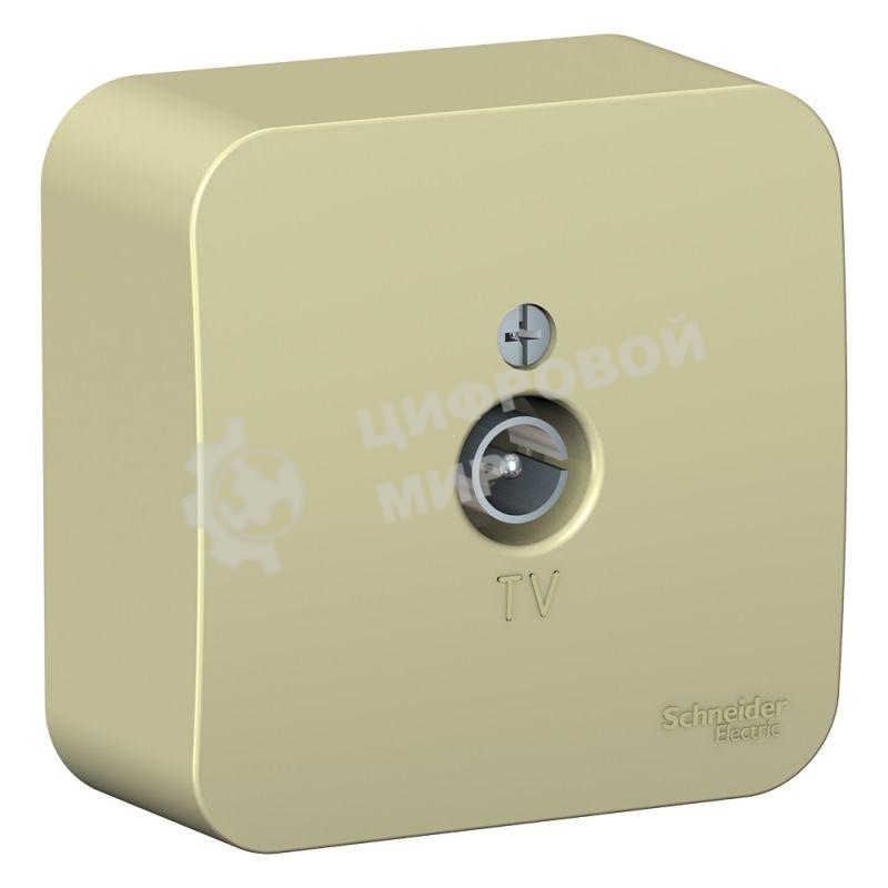 Коннектор TV ОП Blanca изол. пласт. беж. SchE BLNTA000017