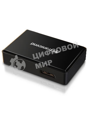 Кард-ридер Transcend RDF8/черный/SDXC,SDHC,microSDXC,microSDHC,CompactFlash,CompactFlash/USB 3.0/пластик