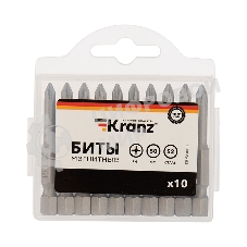 Бита Kranz PH1х50 мм для шуруповерта (упак. 10 шт.)