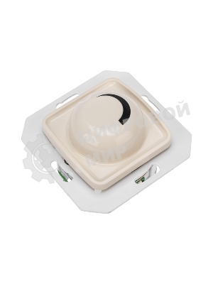 Светорегулятор Kranz DEA 300Вт с/у мех. бежевый (1/10/100)