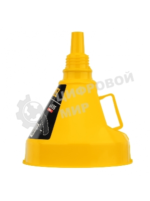 Воронка пластиковая Denzel 135 мм с металлическим ситом и гибким наконечником