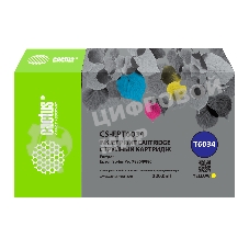 Картридж струйный Cactus CS-EPT6034 (T6034) желтый пигментный (220 мл) для Epson Stylus PRO 7880/9880