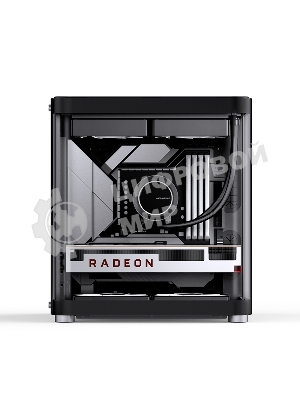 Корпус без блока питания Корпус JONSBO TK-1 Black 2.0 MATX без БП, mini-ITX, micro-ATX, черный