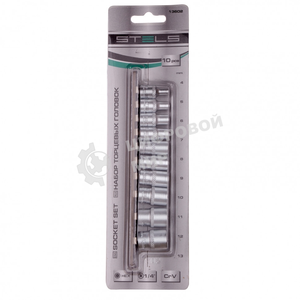 Набор торцевых головок Stels 1/4
