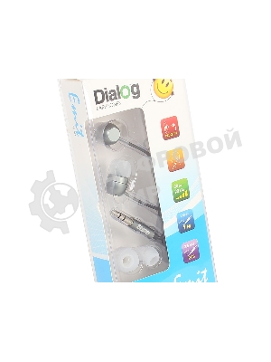 Наушники проводные Dialog EP-F57 серый, внутриканальные, Jack 3.5 мм