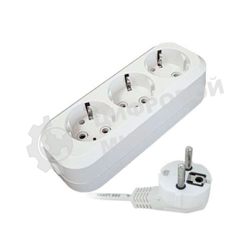 Удлинитель 3х10 м с заземл. 16А IP20 E-303 АБС-пл. ПВС 3х1 UNIVersal 9631980
