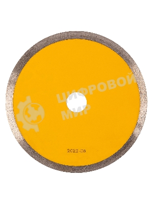 Диск алмазный сплошной Denzel супертонкий, 180 х 25,4 мм, горячее прессование, мокрое резание