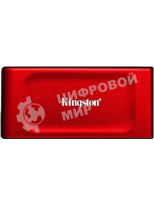 Внешний SSD Kingston XS1000, 1TB, USB 3.2 Gen 2 Type-C, R/W 1050/1000, красный
