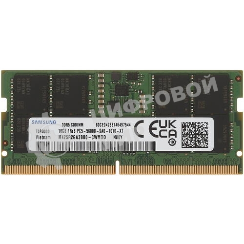 Оперативная память Samsung, DDR5, 32GB (1x32GB), 5600MHz, CL40, SO-DIMM
