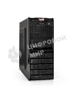 Компьютерный корпус Miditower ExeGate XP-329S-UNS400 (ATX, БП UNS400 с вент. 12см, 2*USB, аудио, черный)