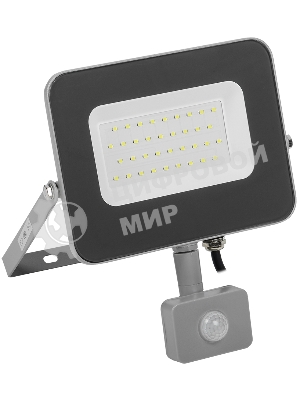 Прожектор IEK LPDO702-30-K03 СДО 07-30Д светодиодный серый с ДД IP44 IEK
