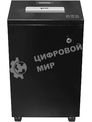 Шредер Heleos УО55-7 черный (секр.P-7) фрагменты 7лист. 55лтр.