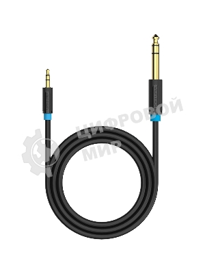 Кабель Vention аудио Jack 6,5 мм M/3,5 M - 2 м
