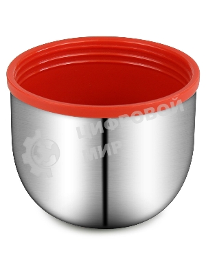 Термос Starwind 20-1000 1 л, серебристый/красный, картонная коробка