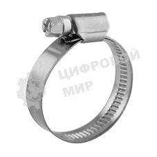 Хомут червячный Rexant 90-110/12-0,8мм, нержавеющая сталь W2, (10 шт/уп)