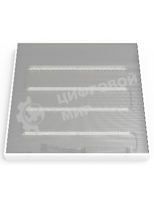 Светильник светодиодный универсальный Gauss LED ДВО 30 Вт MiR 3700 Лм 5000К 595х595х50 мм IP40 призма Guss