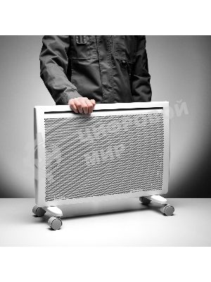 Конвектор электрический гибридный Denzel HybridX-1500 белый, 1500 Вт, 25 м2, термостат, дисплей