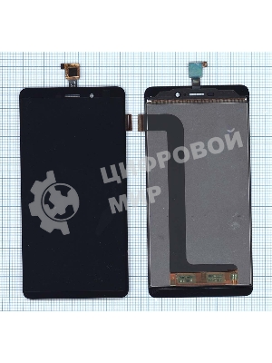 Дисплей для Micromax Canvas Mega E353 черный