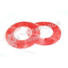 Скотч двусторонний прозрачный 3M с красной защитной лентой ширина 2 мм 50 м 2 шт. 112205