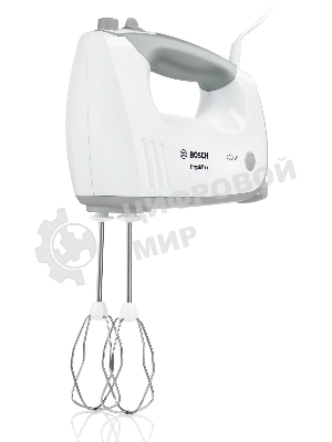 Миксер ручной Bosch MFQ36480 450Вт белый/серый