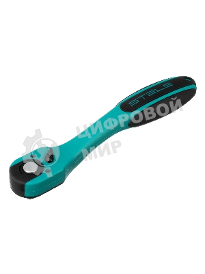 Ключ-трещотка Stels 1/2, 72 зуба, с быстрым сбросом, CrV, 2-х ком. рукоятка