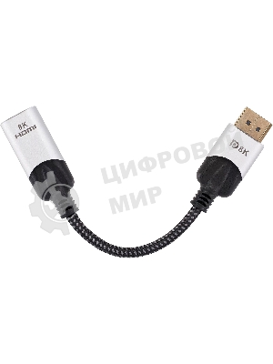 Адаптер DisplayPort(M) ---> HDMI(F) 0.15m 8K@60Hz VCOM