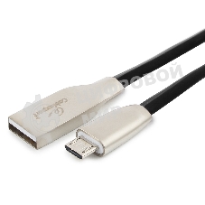 Кабель USB2.0 Cablexpert CC-G-mUSB01Bk-0.5M, AM/microB, серия Gold, длина 0.5м, черный, блистер