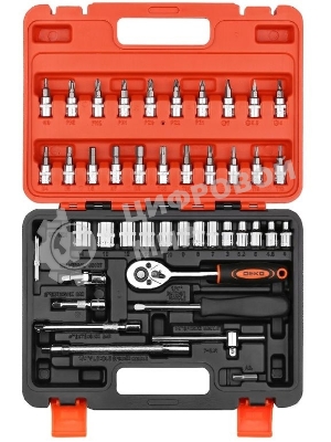 Набор инструментов Deko DKMT46 46 предметов (жесткий кейс)