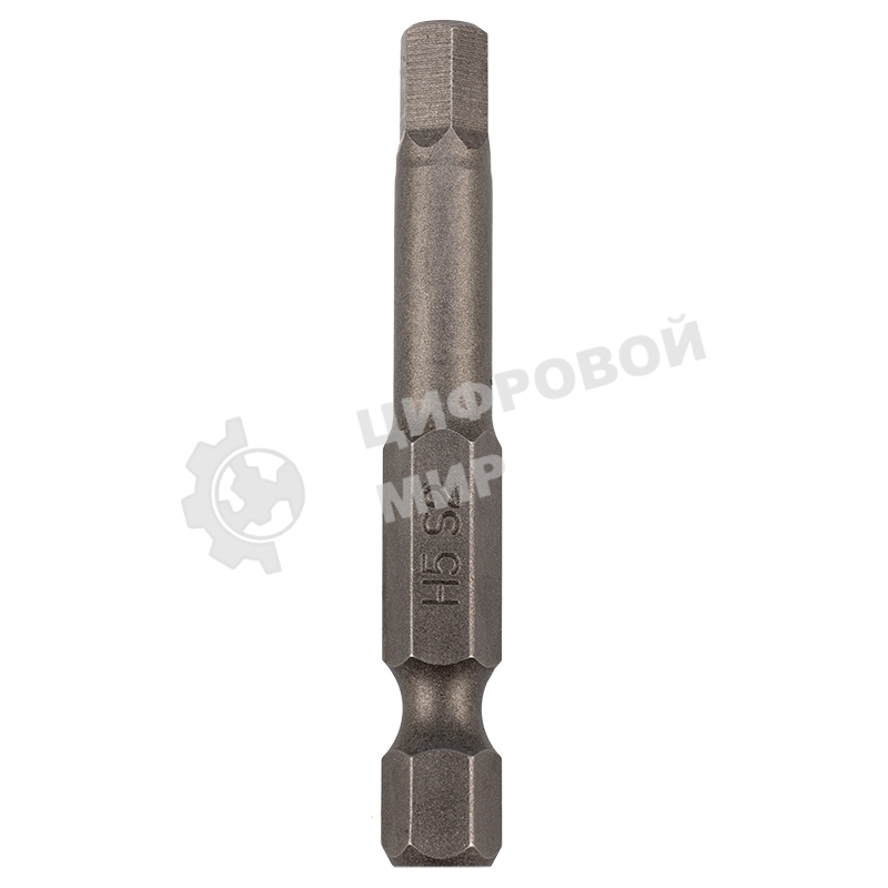 Бита шестигранная Kranz HEX-5х50 мм для шуруповерта (упак 10 шт.)