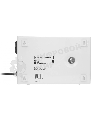 Настенный стабилизатор напряжения SMARTWATT AVR SLIM 1000RW (100W - 260W, 1000VA, 1 кВт, 50 Гц, розеток - 1, LED-дисплей