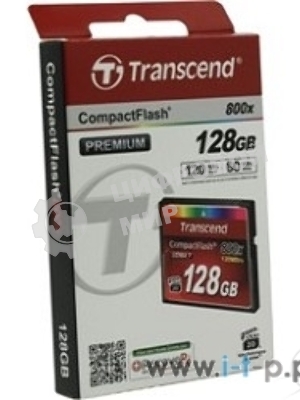 Флеш карта CF 128Gb, Transcend Ultra Speed 800X