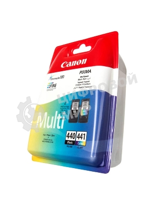 Картридж струйный Canon PG-440/CL-441 5219B005 черный/трехцветный x2уп. для Canon MG2140/MG3140 (180 стр.)