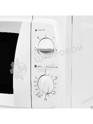 Микроволновая печь Starwind SWM5520 белый, 20 л, 700 Вт, переключатели - поворотный механизм