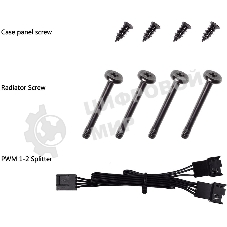 Вентилятор для корпуса ID-Cooling WF-14025-XT BLACK черный, 140 мм, 1600 об/мин, 32.6 дБ, 4 pin