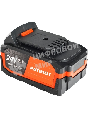 Батарея аккумуляторная Li-ion для шуруповертов Patriot серии The One, Модели: BR 241Li/h, Емкость аккумулятора: 2,0 Ач, Напряжение: 24В