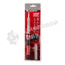 Паяльник Matrix, пл.ABS, класс защиты 1, индикатор,медный наконеч. с долговеч. покрытием, 220В, 60W