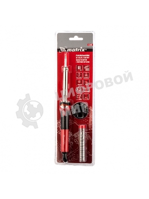 Паяльник Matrix, пл.ABS, класс защиты 1, индикатор,медный наконеч. с долговеч. покрытием, 220В, 60W