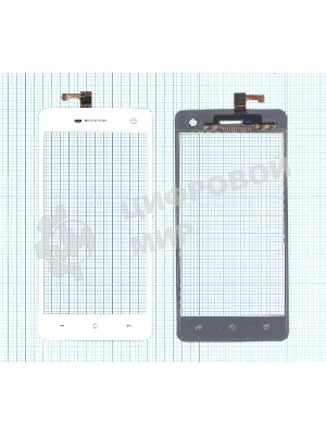 Сенсорное стекло (тачскрин) для OPPO Mirror R819, белое