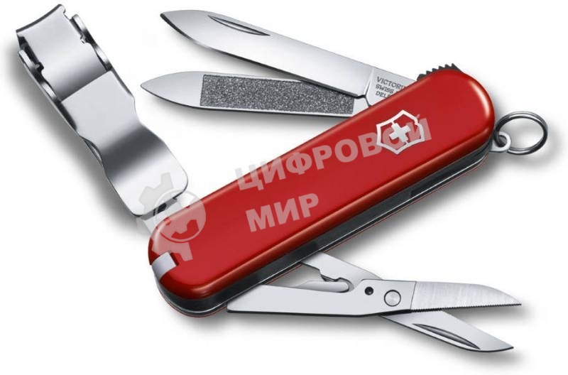 Нож перочинный Victorinox NailClip 580 (0.6463) 65мм 8функций красный