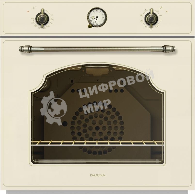 Духовой шкаф электрический Darina 1U8 BDE 112 707 Bg бежевый, встраиваемый