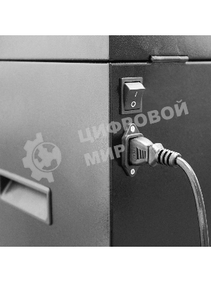 Шредер Heleos УО55-7 черный (секр.P-7) фрагменты 7лист. 55лтр.