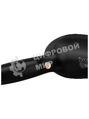 Фен Hyundai H-HD0767 черный, 2000 Вт, ионизация