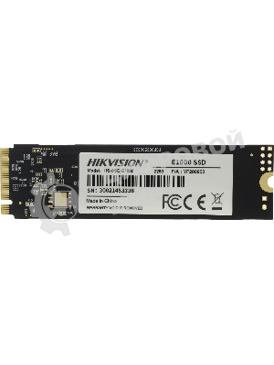 Накопитель SSD Hikvision HS-SSD-E1000/512G Hiksemi, 512Gb, PCIe 3.0 x4, M.2 2280, NVMe, R/W 2000/1610