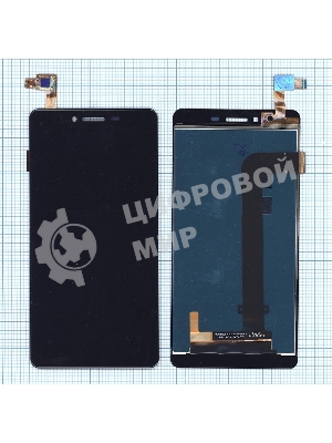 Дисплей для Micromax Canvas 6 Pro E484 черный