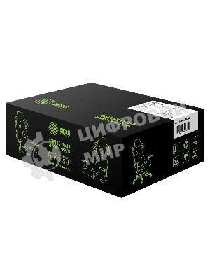 Кресло Cactus CS-CHR-090BLR черный, экокожа