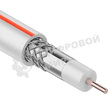 Кабель коаксиальный PROconnect SAT 50 M, CCS/Al/Al, 75%, 75 Ом, бухта 100 м, белый