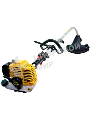 Триммер Champion T252 переносной триммер бензиновый 2х тактный двигатель, 25 см³, 1 л.с. ширина скашивания: 35 см в комплекте: леска (1.6 мм), плечевой ремень вес: 5.2 кг бак на 0.75 л изогнутая штанга уровень шума 102 дБ